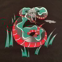 Image 3 of NO SNAKES ALIVE TEE (Black)