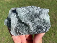 Image 3 of Green Fluorite With Sugar Quartz Specimen #1589 