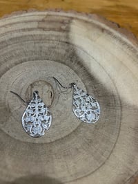 Image 2 of Silver dangle earrings 