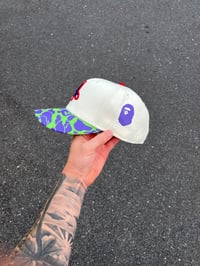 Image 4 of PURPLE BRIM BUZZ LIGHTYEAR BOSTON RED SOX  CUSTOM FITTED CAP