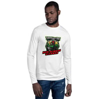 Image 3 of "Mud Slinging Allowed" Long Sleeve Fitted Crew