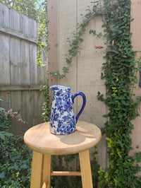 Image 1 of Floral pitcher vase