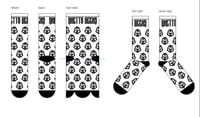 Image 3 of classic logo French Terry sock