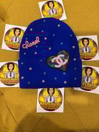 Chanel Blue Heart Beanie 