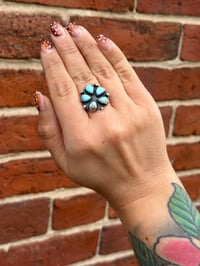 Image 2 of Golden Hills Cluster Ring size 8.5 