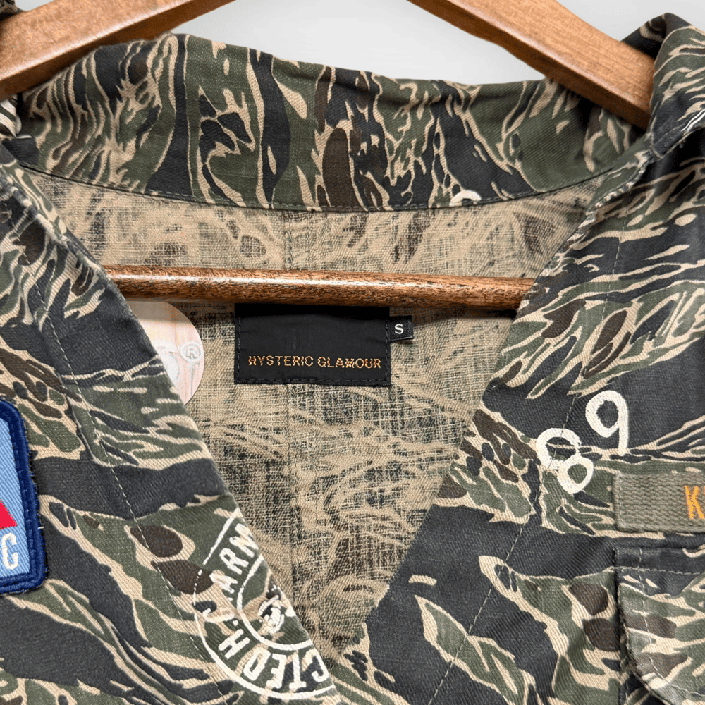 Image of Hysteric Glamour Tiger Camo Field Jacket