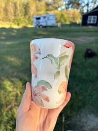 Image 6 of Tiger Lily Hummingbird to go cup