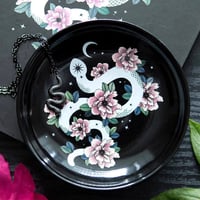 Image 1 of Serpentine Floral Snake Trinket Dish