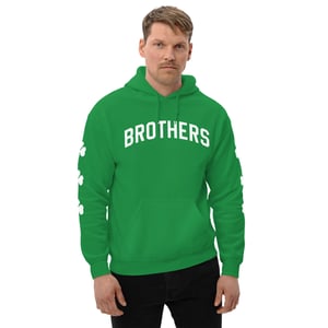 Image of Brothers Unisex Green Hoodie