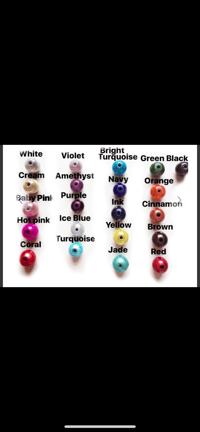 Image 3 of Glow Bead Hanging Heart