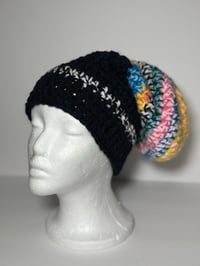 Image 1 of Midnight Edge Slouchy Beanie