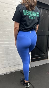 Image 3 of Orb pocket leggings - Electric Blue