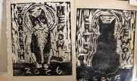 Image 3 of black cat prints