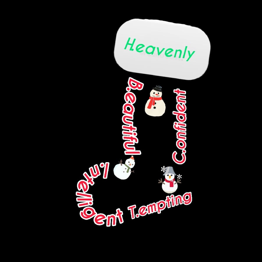 Image of B.I.T.C.H. Ugly Christmas Stocking (pre-order)