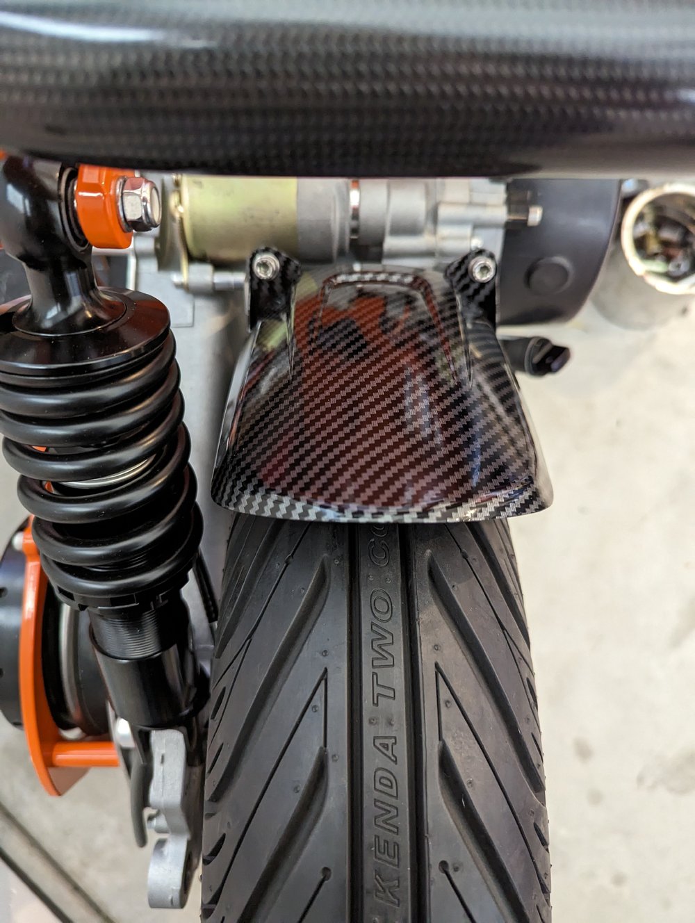 Reckless GY6 Skinny Rear Fender Kit 