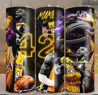 lakers 24 20oz subliamtion tumbler
