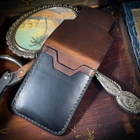 Image 3 of de Clisson Wallet - Black & Brown Nut
