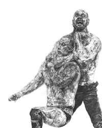 Image 1 of Print - Jon Moxley V. Kyle Fletcher, World’s End ‘25