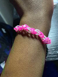 Pink and white