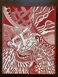 Image 3 of 'The Pattern Keeper' screenprints