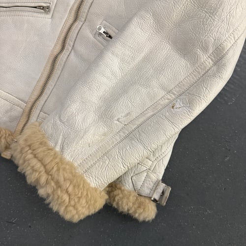 Image of AW 2006 Stone Island Hand Painted Shearling Jacket, size large