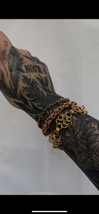 Image 4 of Mini Byzantine Bracelet (Gold) 
