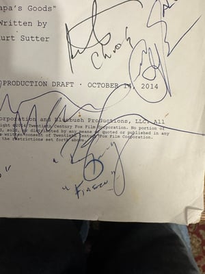 Image of Sons of Anarchy series finale signed by cast