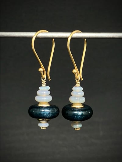 Image of Stardust Opal Earrings
