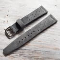 Dark Grey Suede Racing Strap