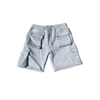 Targeted Cargo Shorts Grey