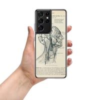 Image 7 of Antique Anatomical Illustration Veins of the Human Head Clear Case for Samsung®