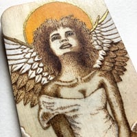 Image 2 of Angel Mini Wood Panel Wood Burning 