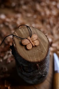 Image 2 of Butterfly- Pendant Necklace 
