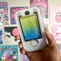 Image 1 of itzy fandom phone photocard holder.