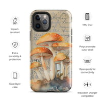 Image 3 of Colorful Watercolor Mushroom/Fungus Mycology Lover Tough Case for iPhone®