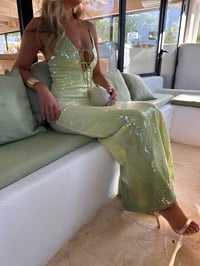 Image 2 of Aria Ombre Green Dress 