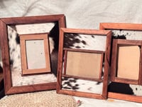 Image 5 of Cow Hide Photo Frames 