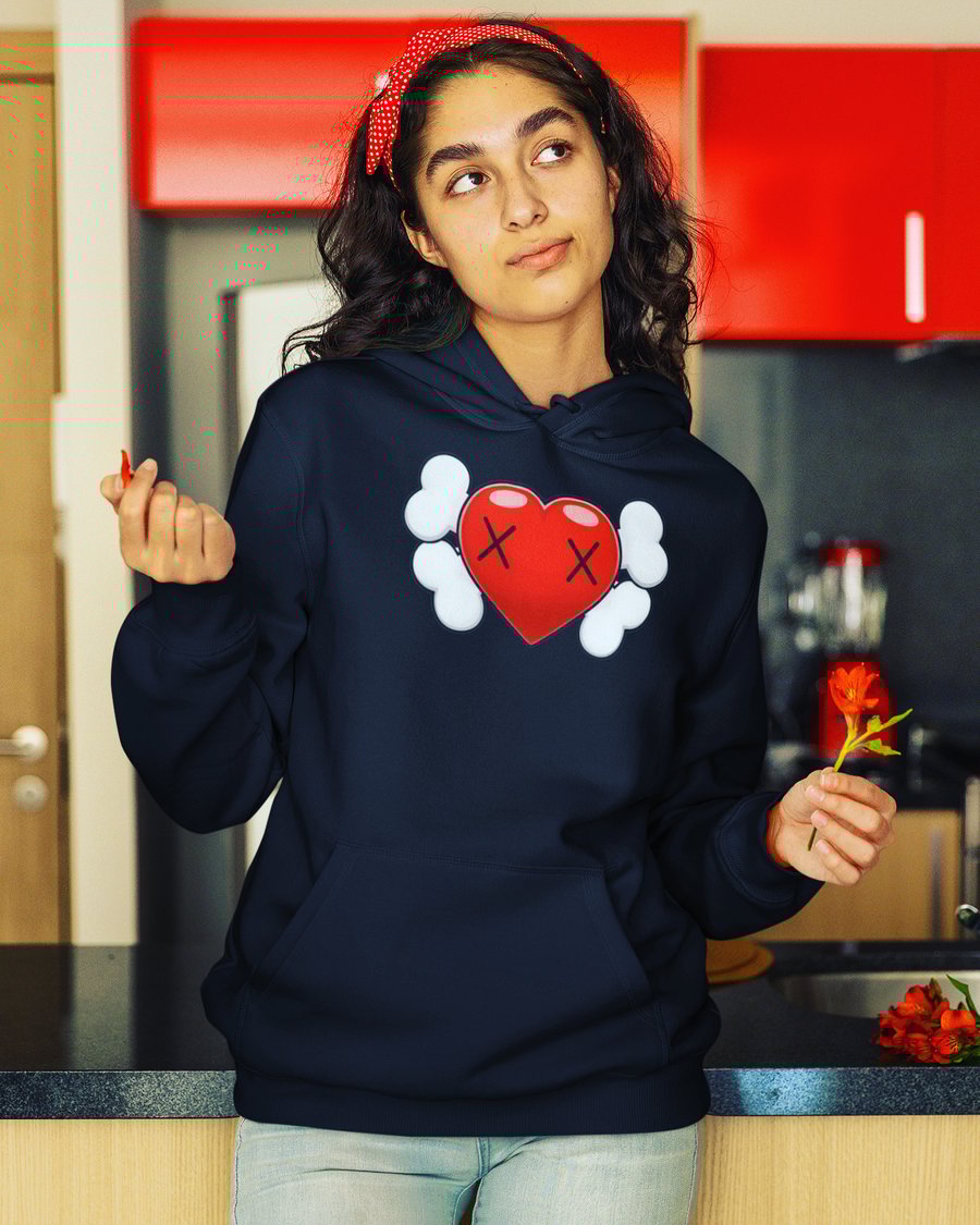 Image of Smacked Hearts Collection “Cross my Heart” Hoodie 