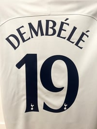 Image 4 of Tottenham Hotspur “DEMBÉLÉ 19” 2017/18 Home Shirt + UCL patches, L