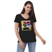 Image 2 of Godspeed Women’s recycled v-neck t-shirt