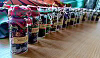 Image 2 of Set of 16 handmade spell bottles