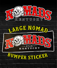 X-Large Nomads Bumper Sticker 