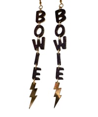 Image 1 of Bowie Black Dangles