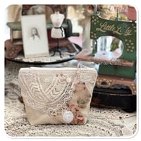 Image 5 of French style sewing zipper purse and needle book and seam binding ribbon