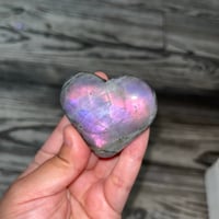 Image 2 of Labradorite Heart C