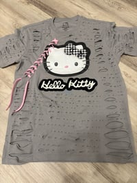 Medium Hello lace destroyed 