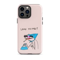 Image 23 of lady things Tough Case for iPhone® 