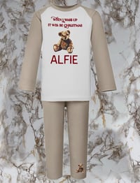 Image 1 of Scruffy Teddy Christmas Pyjamas
