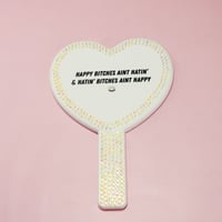 Image 3 of NEW!! Bling Heart Mirrors! 😍