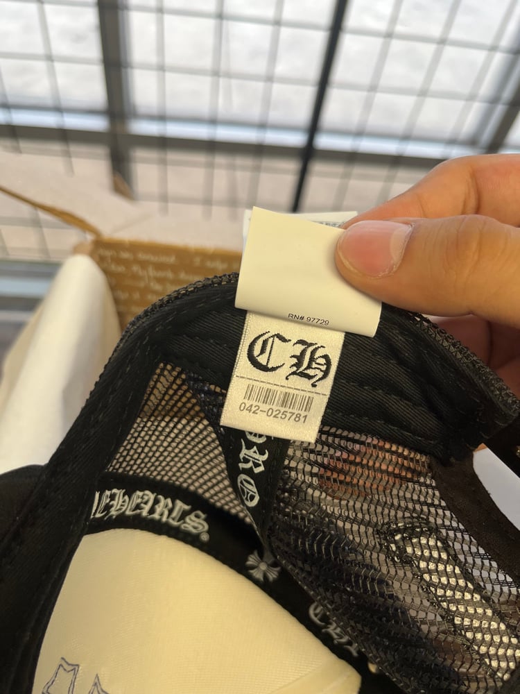 Image of Chrome Hearts Triple Cross Patch Hat